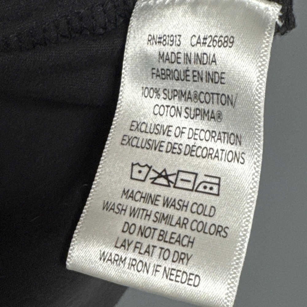 Robert Graham Mens Classic Fit Polo Shirt Sz 2XL Black Embroidered Logo - Picture 5 of 5